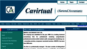 What Cavirtual.in website looked like in 2017 (6 years ago)
