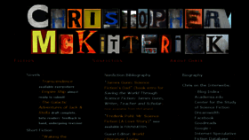 What Christopher-mckitterick.com website looked like in 2017 (6 years ago)