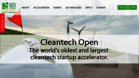 What Cleantechopen.org website looked like in 2017 (6 years ago)