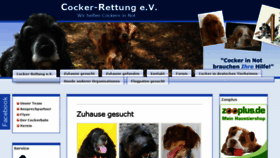 What Cockerrettung.de website looked like in 2017 (6 years ago)