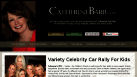 What Catherinebarr.com website looked like in 2017 (6 years ago)