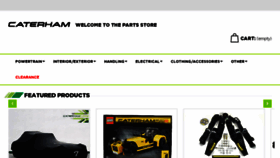 What Caterhamparts.co.uk website looked like in 2017 (6 years ago)
