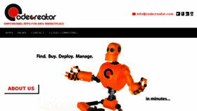 What Codecreator.com website looked like in 2017 (6 years ago)