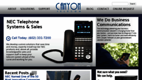 What Canyon-tele.com website looked like in 2017 (6 years ago)