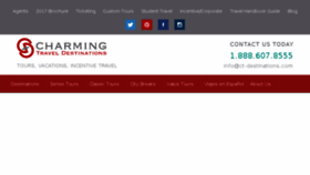 What Charmingasiatours.com website looked like in 2017 (6 years ago)