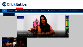 What Clickitatiba.com.br website looked like in 2017 (6 years ago)