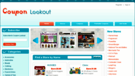 What Couponlookout.com website looked like in 2017 (6 years ago)