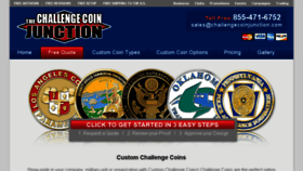 What Challengecoinjunction.com website looked like in 2017 (6 years ago)