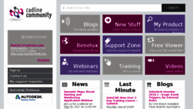 What Cadlinecommunity.co.uk website looked like in 2017 (8 years ago)