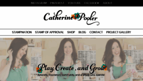 What Catherinepooler.com website looked like in 2017 (8 years ago)