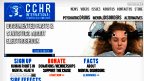 What Cchrint.org website looked like in 2017 (6 years ago)