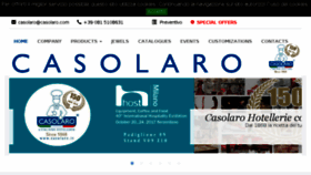 What Casolaro.it website looked like in 2017 (6 years ago)