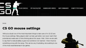 What Csgosetup.com website looked like in 2017 (6 years ago)