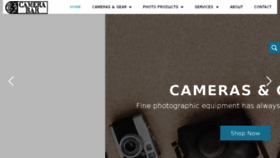 What Camerabar.com website looked like in 2017 (6 years ago)