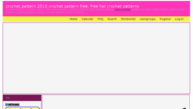 What Crochet-pattern.forumotion.net website looked like in 2017 (6 years ago)