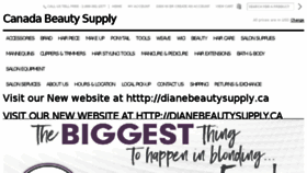 What Canadabeautysupply.ca website looked like in 2017 (6 years ago)