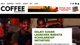 What Coffeemagazine.co.za website looked like in 2017 (6 years ago)
