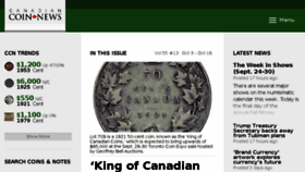 What Canadiancoinnews.com website looked like in 2017 (6 years ago)