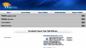 What Connect-voip-calls.winsite.com website looked like in 2017 (6 years ago)