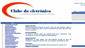 What Clubedaeletronica.com.br website looked like in 2017 (6 years ago)