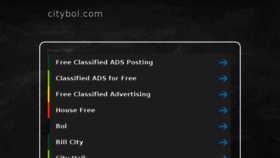 What Citybol.com website looked like in 2017 (6 years ago)