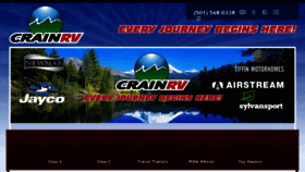 What Crainrv.com website looked like in 2017 (6 years ago)
