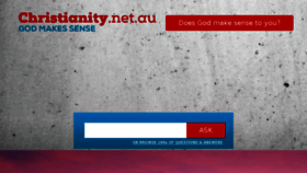 What Christianity.net.au website looked like in 2017 (6 years ago)
