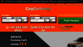 What Cizgicarrental.com website looked like in 2017 (6 years ago)