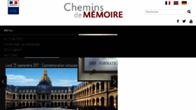 What Cheminsdememoire.gouv.fr website looked like in 2017 (6 years ago)