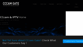 What Cccamgate.com website looked like in 2017 (6 years ago)