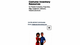 What Costumeinventory.com website looked like in 2017 (6 years ago)