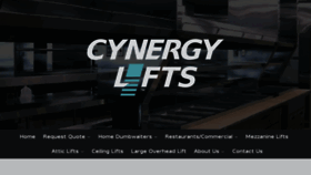 What Cynergylifts.com website looked like in 2017 (6 years ago)