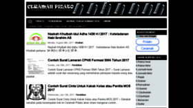 What Ceramahpidato.com website looked like in 2017 (6 years ago)
