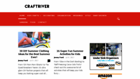 What Craftriver.com website looked like in 2017 (6 years ago)