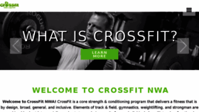 What Crossfitnwa.com website looked like in 2017 (6 years ago)