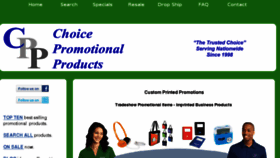 What Choicepromotionalproducts.com website looked like in 2017 (6 years ago)