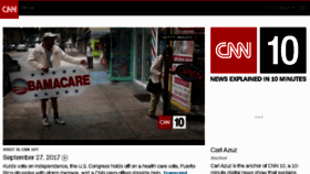 What Cnn10.com website looked like in 2017 (6 years ago)