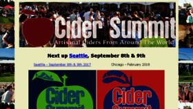 What Cidersummitnw.com website looked like in 2017 (6 years ago)