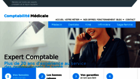 What Comptabilite-medicale.fr website looked like in 2017 (6 years ago)