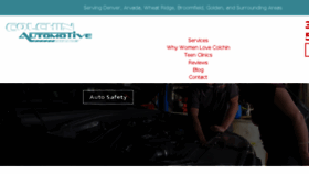 What Colchinautomotive.com website looked like in 2017 (6 years ago)
