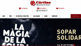 What Caritasgirona.cat website looked like in 2017 (6 years ago)