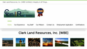 What Clarklandresources.com website looked like in 2017 (6 years ago)