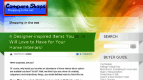 What Compareshops.net website looked like in 2017 (6 years ago)
