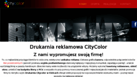 What Citycolor.pl website looked like in 2017 (6 years ago)