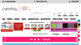 What Craftoholicshop.com website looked like in 2017 (6 years ago)