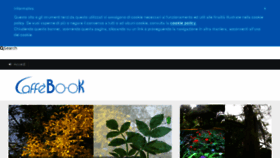 What Caffebook.it website looked like in 2017 (8 years ago)