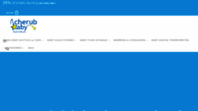 What Cherubbaby.com.au website looked like in 2017 (6 years ago)