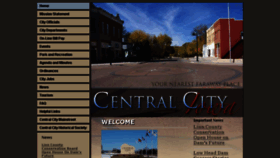What Centralcityia.gov website looked like in 2017 (6 years ago)