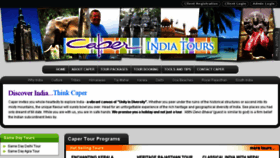 What Caperindiatours.com website looked like in 2017 (6 years ago)