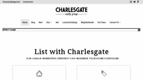 What Charlesgaterealty.com website looked like in 2017 (6 years ago)